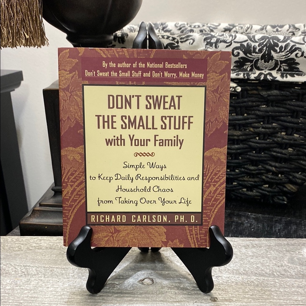 Vintage 1998 First Edition Don't Sweat the Small Stuff Book!